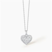 Collana Mabina Donna Bon Ton in Argento Zircone 553393 - 553393